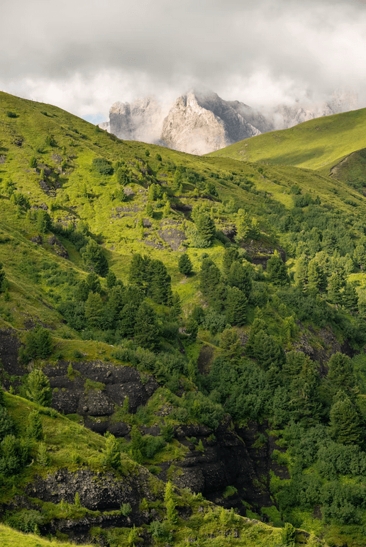 Theth Valley in the Albanian Alps at dawn
